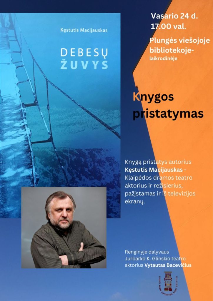 2023-02-24 knygos „Debesų žuvys“ pristatymas